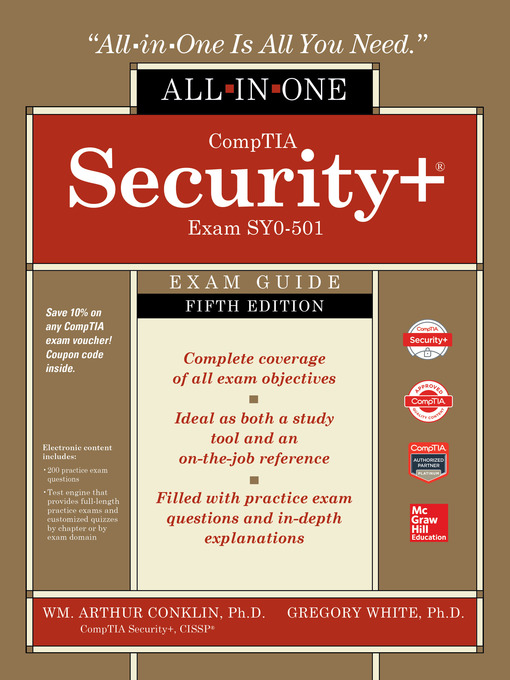 Title details for CompTIA Security+ All-in-One Exam Guide (Exam SY0-501) by Wm. Arthur Conklin - Available